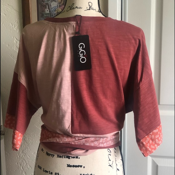 ♥️New Color Block Cotton Rayon Shirt♥️ - Picture 1 of 5